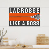Lacrosse Motivatie Poster (Keuken)