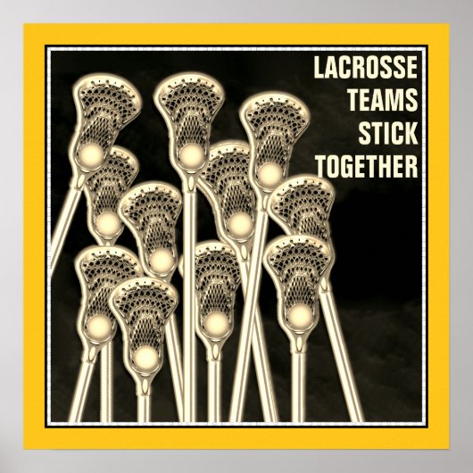 lacrosse motivatie poster (Voorkant)