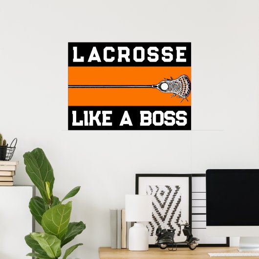 Lacrosse Motivation Poster (Thuiskantoor)