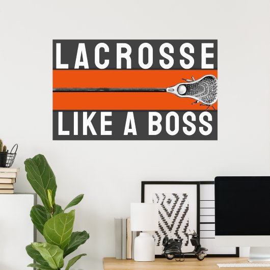 Lacrosse Motivation Poster (Thuiskantoor)