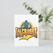 Lacrosse My Game Briefkaart (Staand voorkant)