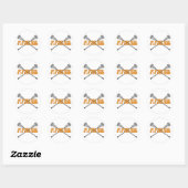 Lacrosse My Other Stick Ronde Sticker (Vel)