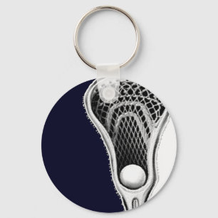 Lacrosse Navy Blauwe Sleutelhanger