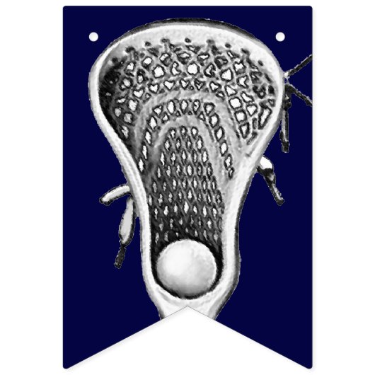 Lacrosse Navy Blue Vlaggetjes (Tweede vlag)