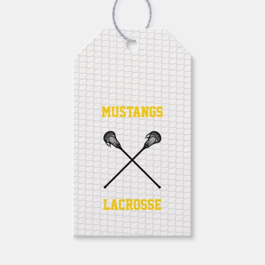 Lacrosse Net Persoonlijke teamnaam Colors Awards Cadeaulabel (Voorkant)