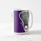 Lacrosse Novelty Gift Coffee Mok (Voorkant rechts)