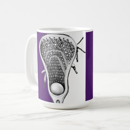 Lacrosse Novelty Gift Coffee Mok (Voorkant links)