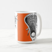 Lacrosse Novelty Gift Coffee Mok (Voorkant rechts)