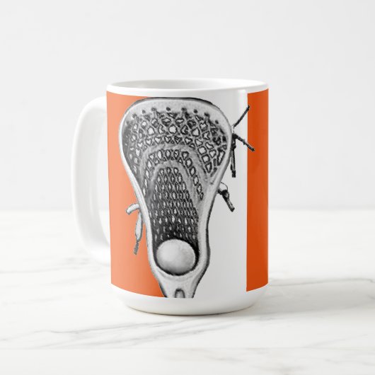 Lacrosse Novelty Gift Coffee Mok (Voorkant links)