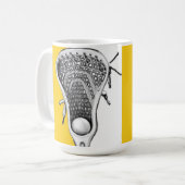 Lacrosse Novelty Gift Coffee Mok (Voorkant links)