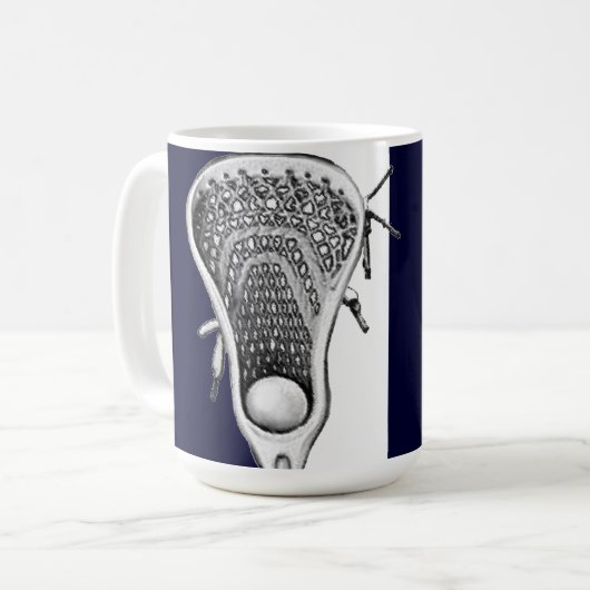 Lacrosse Novelty Gift Coffee Mok (Voorkant links)