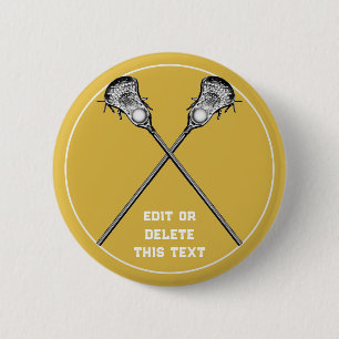 Lacrosse Novelty Gifts Ronde Button 5,7 Cm