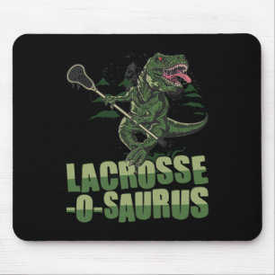 Lacrosse-o-saurus - Grappige Lacrosse Speler Lax L Muismat