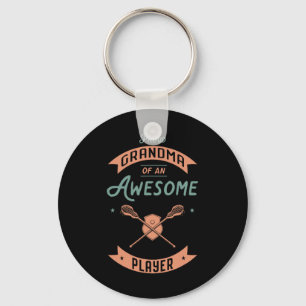 Lacrosse Oma Geweldige Speler Grandson Granddaug Sleutelhanger