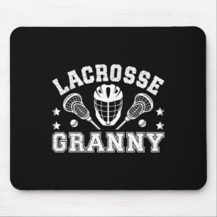 Lacrosse oma oma oma van een lacrosse speler muismat