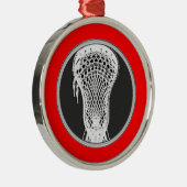 Lacrosse Onderscheiding Metalen Ornament (Rechts)