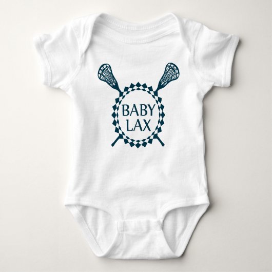 Lacrosse Onsie (Baby Lax) Romper (Voorkant)