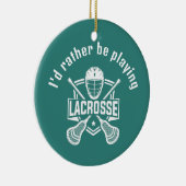 Lacrosse ontwerp keramisch ornament (Rechts)