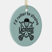 Lacrosse ontwerp  keramisch ornament (Rechts)