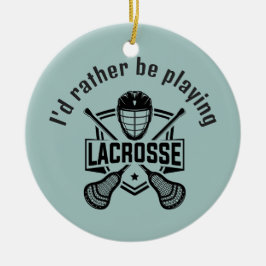 Lacrosse ontwerp  keramisch ornament