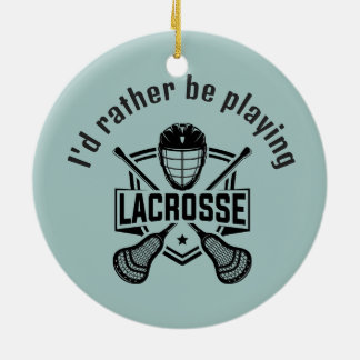 Lacrosse ontwerp  keramisch ornament