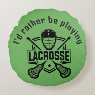 Lacrosse ontwerp rond kussen