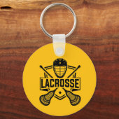 Lacrosse ontwerp sleutelhanger (Voorkant)