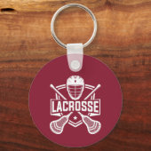 Lacrosse ontwerp  sleutelhanger (Achterkant)