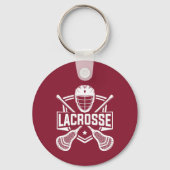 Lacrosse ontwerp  sleutelhanger (Achterkant)