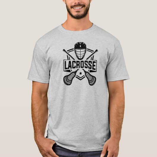Lacrosse ontwerp t-shirt (Voorkant)