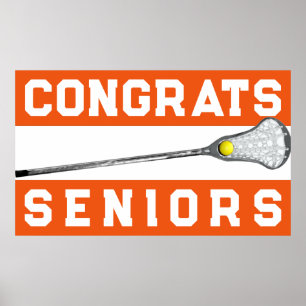 Lacrosse Oranje Senior Night Poster