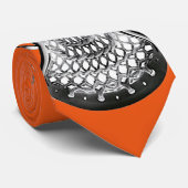 Lacrosse Oranje Stropdas (Opgerold)