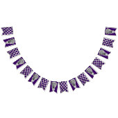 Lacrosse Paarse Team Vlaggetjes (Alle)