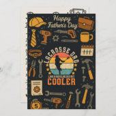  Lacrosse Papa als een gewone papa maar koeler Kaart (Voorkant / Achterkant)
