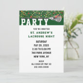 Lacrosse Party Kaart (Staand voorkant)