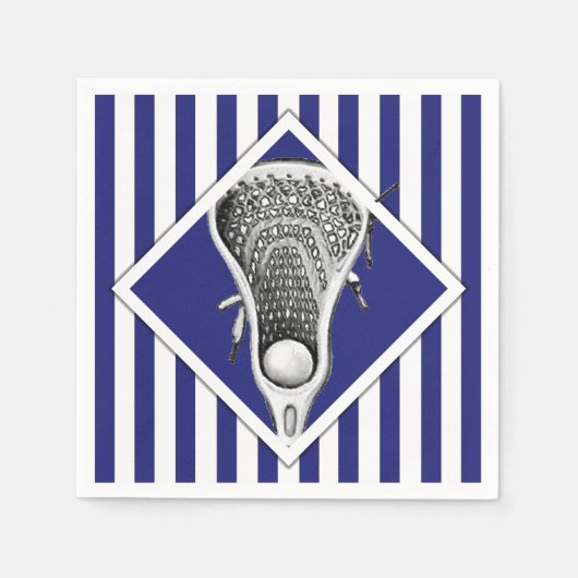 Lacrosse Party Napkins Servet (Voorkant)