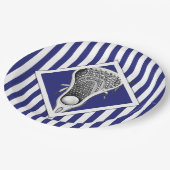 Lacrosse Party Paper Borden Papieren Bordje (Gekanteld)