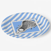 Lacrosse Party Paper Borden Papieren Bordje (Gekanteld)