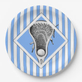 Lacrosse Party Paper Borden Papieren Bordje (Voorkant)