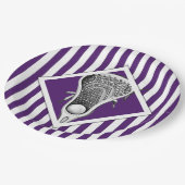 Lacrosse Party Paper Borden Papieren Bordje (Gekanteld)