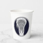 Lacrosse Party Papieren Bekers (Achterkant)