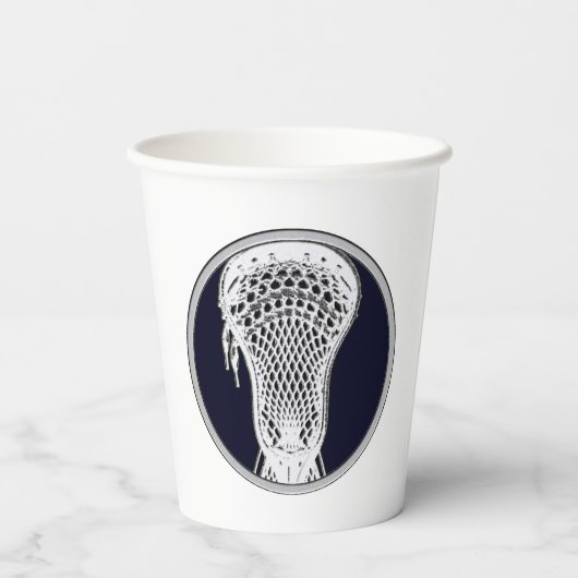 Lacrosse Party Papieren Bekers (Achterkant)