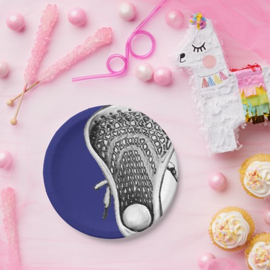 Lacrosse Party Papieren Bordje (Feest)