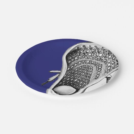 Lacrosse Party Papieren Bordje (Gekanteld)