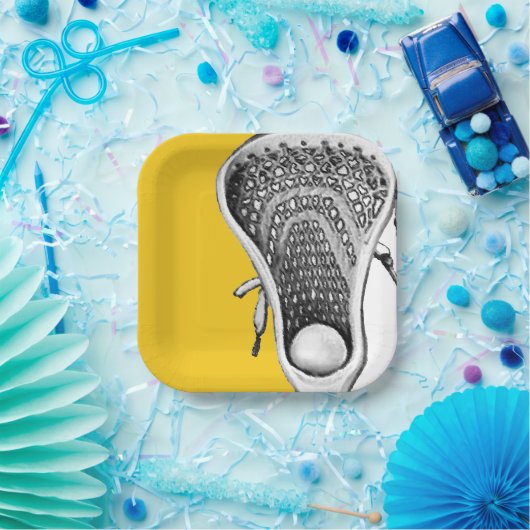 Lacrosse Party Papieren Bordje (Feest)