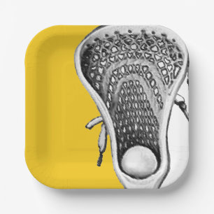 Lacrosse Party Papieren Bordje