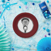 Lacrosse Party Papieren Bordje (Feest)