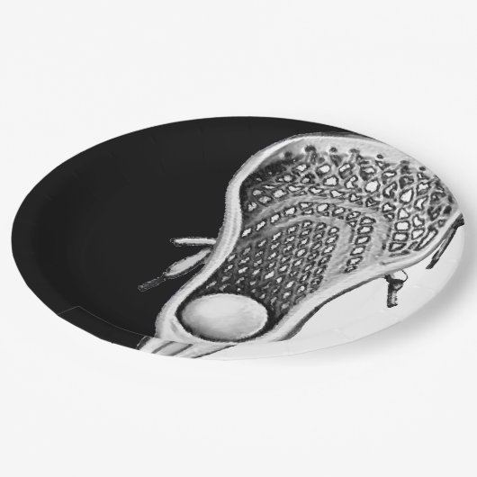 Lacrosse Party Papieren Bordje (Gekanteld)