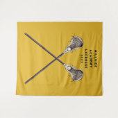 Lacrosse Party Senior Nacht Wandkleed (Voorkant (horizontaal))