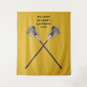 Lacrosse Party Senior Nacht Wandkleed (Voorkant)